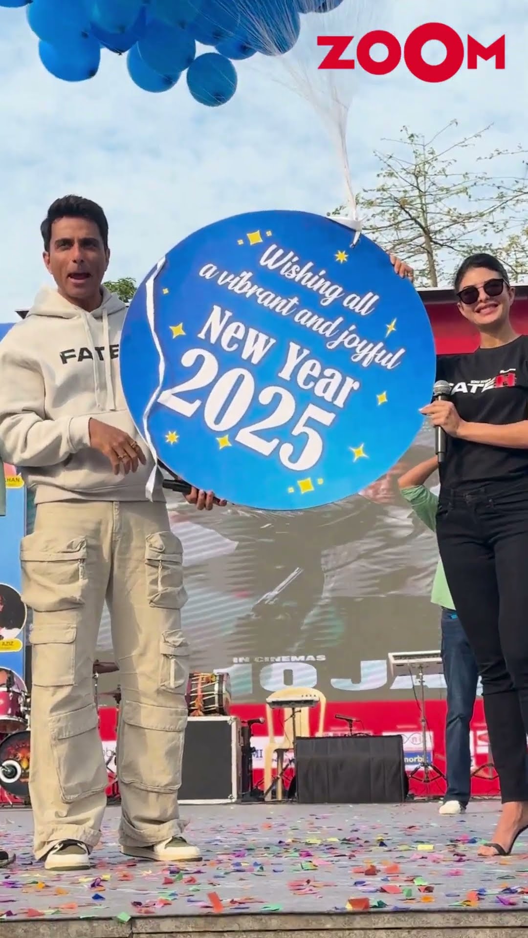 Sonu Sood and Jacqueline Fernandez INAUGURATE Malad Masti #sonusood #jacquelinefernandez #shorts