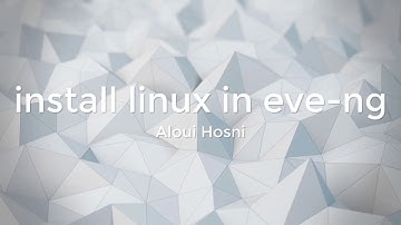 linux Ubuntu in eve-ng