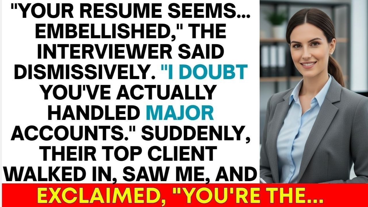 They QUESTIONED My Experience During The Interview—Then Their Top Client Walked In And Said...
