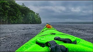 Two Women Go Kayak Camping for 6 Days - Camping in the rain! - Part 1 of 2