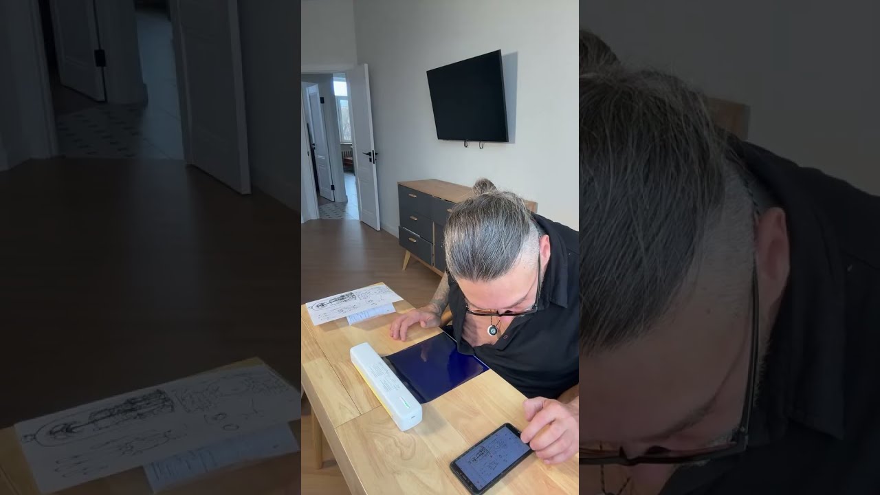 Обзор термо принтера С80, тату принтера  C80