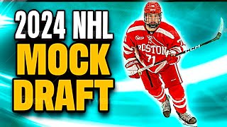 Top 10 2024 NHL Mock Draft (Post Draft Lottery)