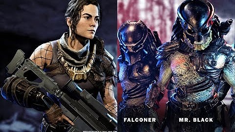 ISABELLE VS MR.BLACK AND FALCONER MATCHES ON PREDATOR: HUNTING GROUNDS #852