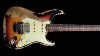 a minor blues shuffle | guitar backing jam track