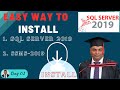 How to install microsoft sql server 2019  sql server 2019 developer edition  ssms installation