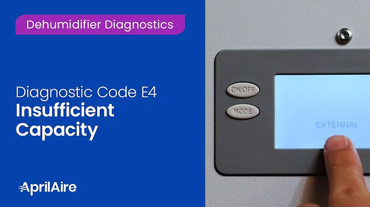 Diagnostic Code E4 – Insufficient Capacity