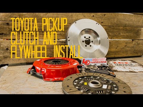 Toyota Pickup Flywheel and Clutch Install