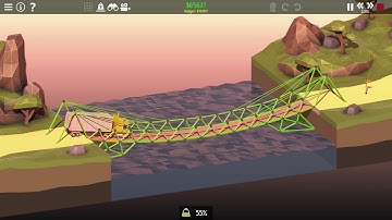 Poly Bridge 2 | 3-14 Low Flyer