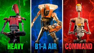 Every Single B1 Battle Droid Typevariant Explained