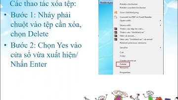 Chủ đề 1 Bài 4. Các thao tác với tệp.