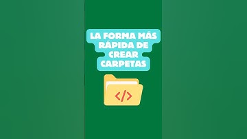 La forma más rápida de crear carpetas #windows  #excel #productividad #microsoft