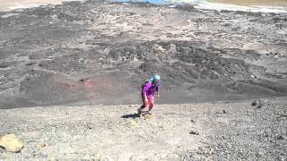 Ascendiendo al volcan Alumbrera