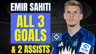 Emir Sahiti - All 3 Goals & Ists For Hamburger Sv Skills & Highlights