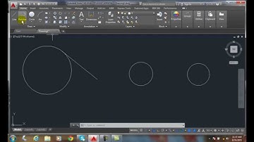 AutoCAD I  07-12 Tangent Object Snap