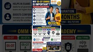 “Sirf 3 Mahine Mein Job-Ready Skill! | OSCIT Course 🔥”#oscit #okcl #osou #ai #animation #viral