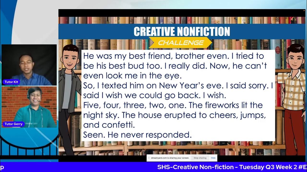 Creative Non-Fiction (SHS)