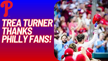 PHILLIES FANS GIVE TREA TURNER STANDING OVATION