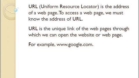 7. Internet Services Class 7th (Part 1)