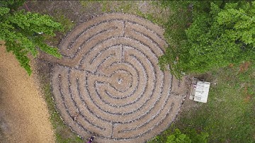 Labyrinth Drone Timelapse