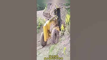 Building roads and roads for construction machinery on-site shooting road construction. Leave pr