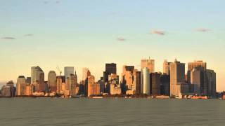 New York City Skyline Sunset Uhd