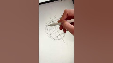 Sketching in Procreate ✏️ How to draw an Apple 🍎 #procreate #drawing #sketching #digitalart #sketch