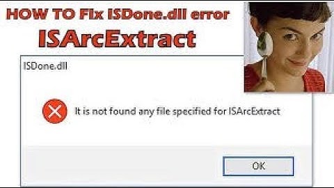 How to fix isdone.dll error on windows 10 (easy)(any game)