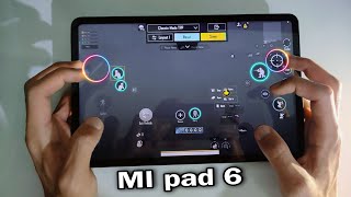 Xiaomi Pad 6 Very good - 6 finger gameplay The new update of Pubg Mobile - along with the record