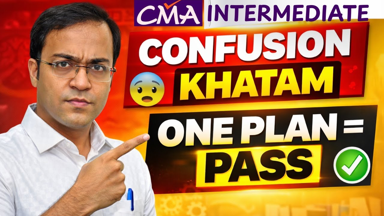 CMA Inter One Group Study Plan 2026 Clear in First Attempt 😱🔥 (June ...