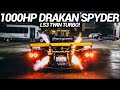 WE BUILT THE CRAZIEST CAR IN THE WORLD!! THE DRAKAN SPYDER! (HUGE FLAMES)