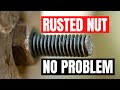 7 Techniques I used to Break Free a Rusted Nut and Bolt