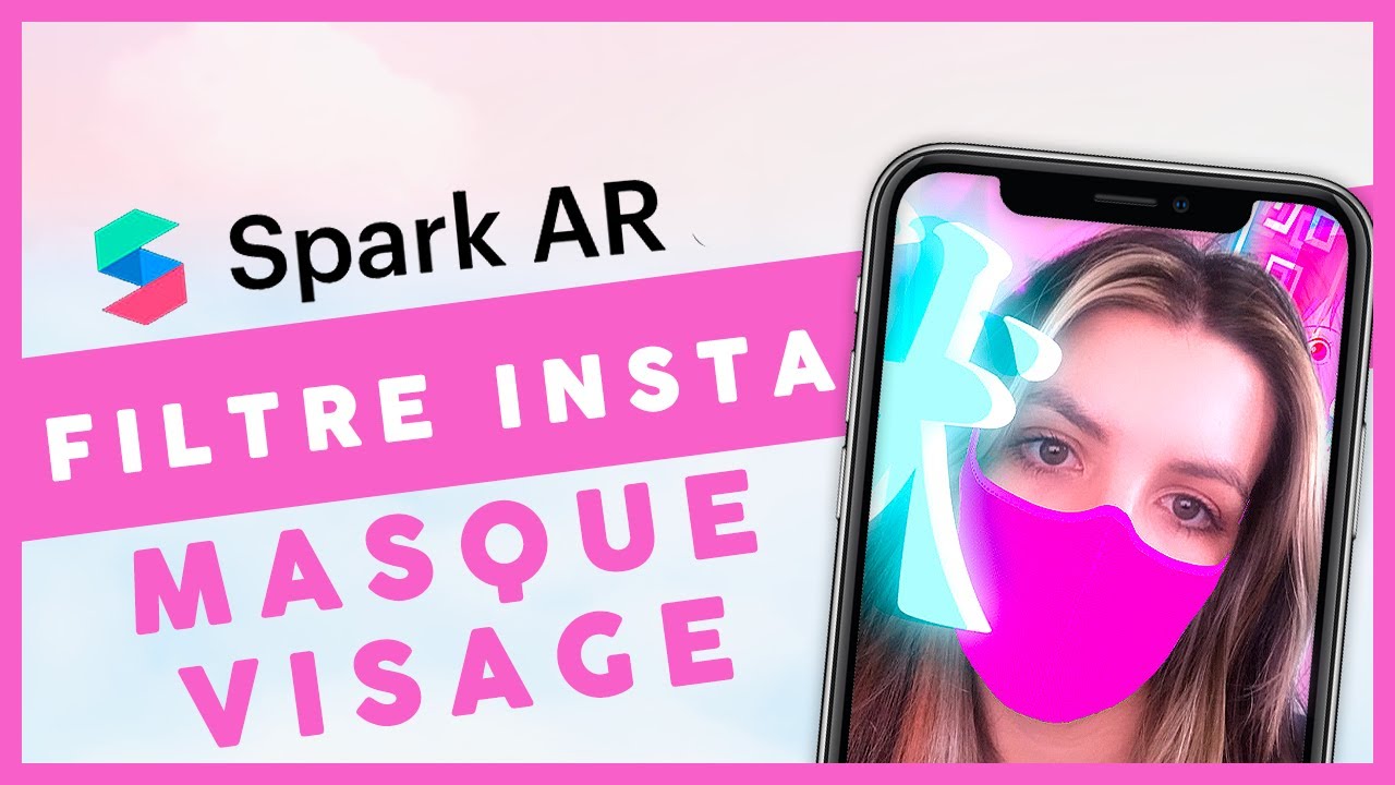 UN MASQUE VISAGE  SUR SPARK AR Filtre  Instagram  tutoriel 