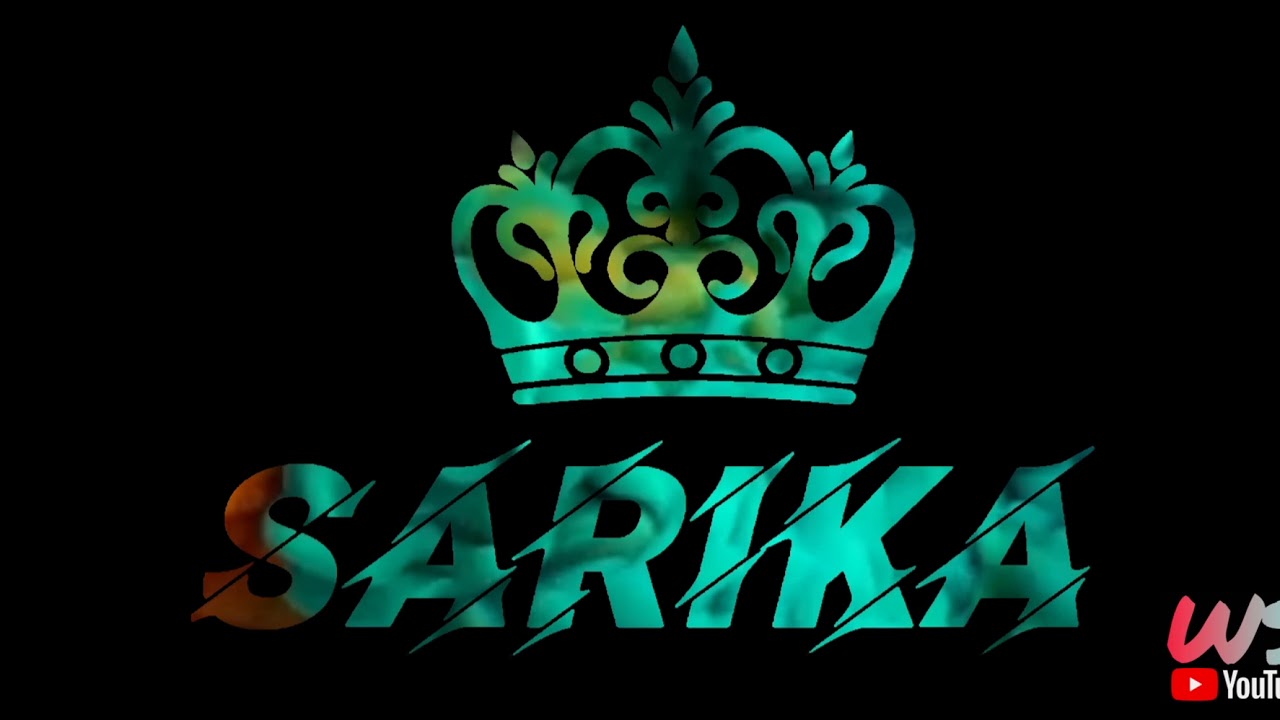 Sarika Fire Name 🔥 Branding The Name 👑 Attitude Girl ❣️ Kinemaster 💯 -  YouTube