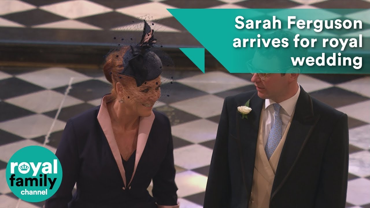 Sarah Ferguson Arrives For The Wedding Of Prince Harry And Meghan Markle Youtube