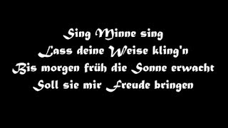 Oonagh und Santiano: Minne (mit lyrics) chords