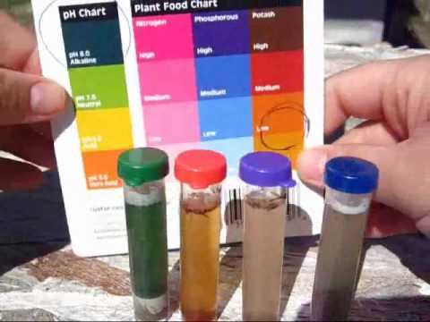 How do you test soil?