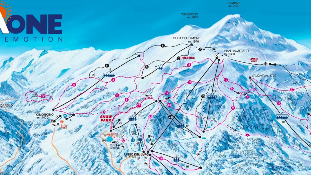 SCI - EMILIA ROMAGNA - CIMONE - PASSO DEL LUPO - 🔴PISTA 11 - NORD BACCADELLA🔴
