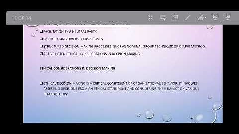 Decision Making in Organizational Behaviour , Part -2 ..# MBA program