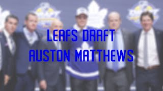#1 Overall Pick - Auston Matthews - 2016 NHL Draft