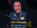 Michigan football QB battle - the FINAL word from spring practice #Shorts @chatsports