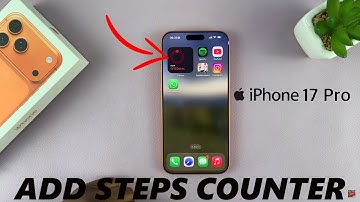 How To Add Steps Counter To Home Screen Of iPhone 17 / 17 Pro