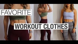 Favorite Gym Clothes + Try-On | Lululemon, Gym Shark, Adidas, Nike and more!