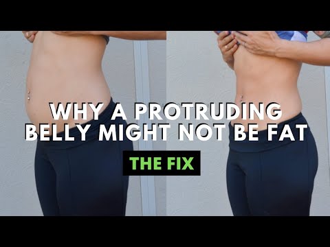 Why Your Protruding Belly Might Not Be Fat - The Fix