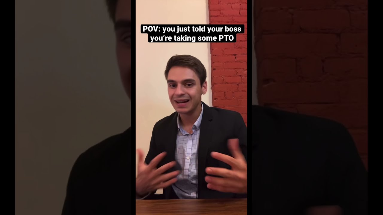 Telling Your Boss You Re Taking PTO Shorts