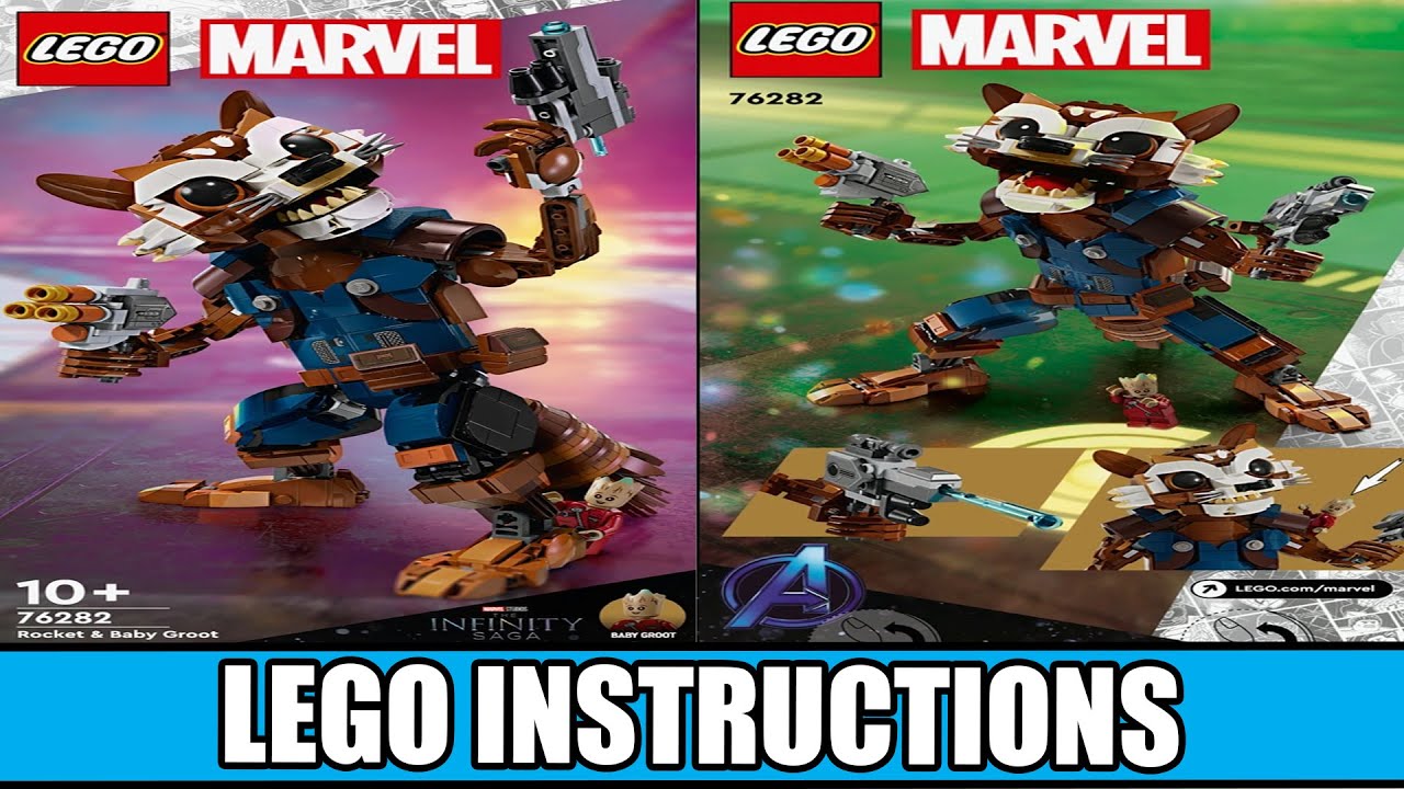 LEGO Instructions - Marvel Super Heroes - 76282 - Rocket & Baby