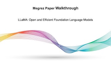 Paper Walkthrough: LLaMA 1 (https://arxiv.org/abs/2302.13971) #llm #gpt #llama