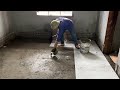 Techniques Construction Bedroom Floor With Sand &amp; Cement