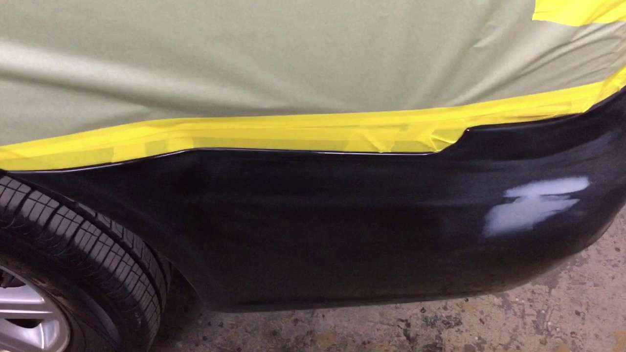 DIY rear bumper paint repair (Chrysler town & country) YouTube