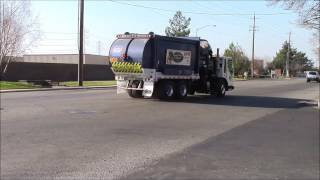 Republic Trucks entering leaving transfer station