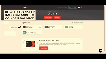 HOW TO TRANSFER XAPO TO COINSPH
